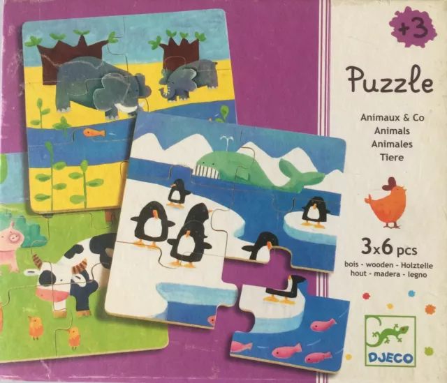 DJECO PUZZLE Animaux & Co