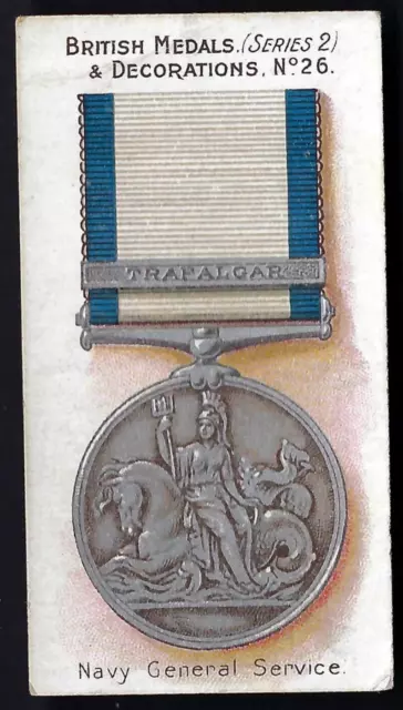 Taddy - British Medals & Decorations (Blue) - #26 Navy General Service