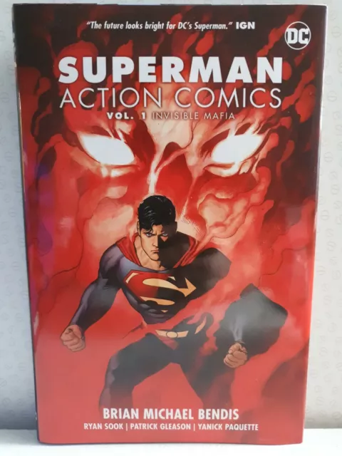 Superman: Action Comics Vol #1 Invisible Mafia  Brian Bendis DC comics hardcover