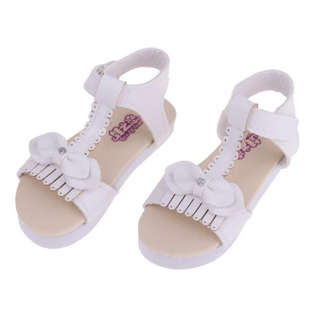 Chaussures En Cuir PU Bowknot Chaussures Sandales pour 1/3 BJD Outfit Vêtements.