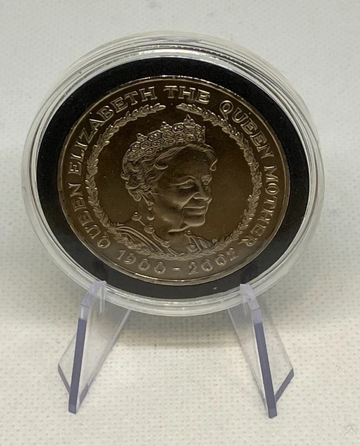 Großbritannien 5 Pfund 2002 Kupfer-Nickel-Münze Königin Mutter