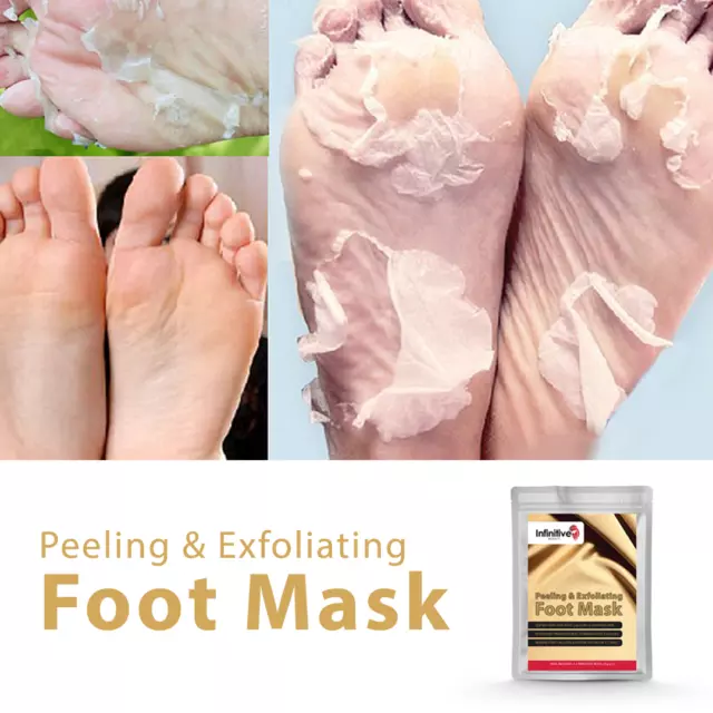 Peel Off Exfoliating Foot Mask Removes Dead Hard Skin Callus Socks Soft Feet
