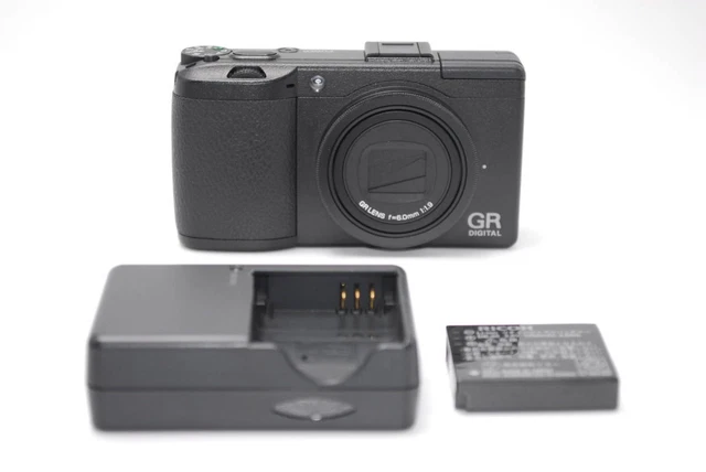 RICOH digital camera GR digital III compact black Battery Charger used
