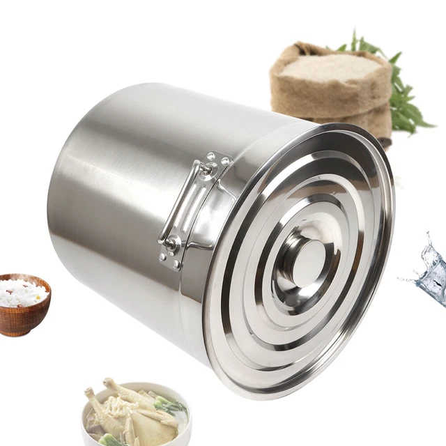 30/50/70Liter Kochtopf Suppentopf mit Deckel Gulaschkessel Campingkochtopf