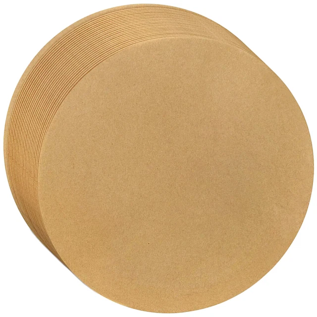 Uxcell 200 Fogli Di Carta Pergamena Per Friggitrice Ad Aria - 23x23 Cm - Antiaderenti E Resistenti Al Grasso - Per Forno, Microonde E Vapore