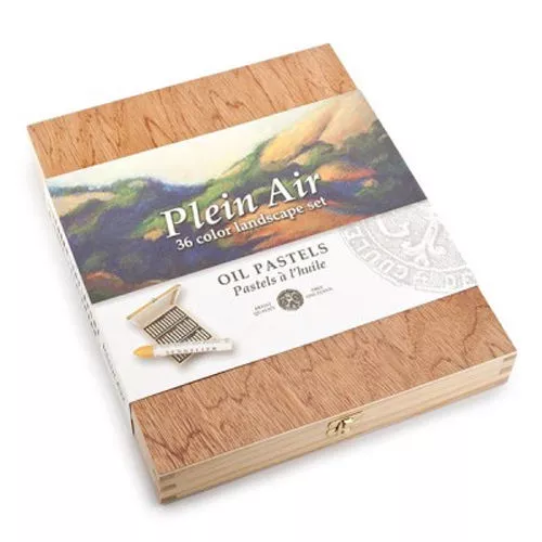 Sennelier Oil Pastel Wooden Box Set - 36 Landscape Colours - Plein Air