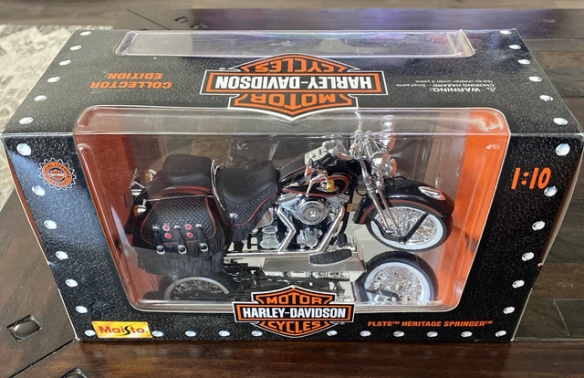 MAISTO HARLEY DAVIDSON FLSTS Heritage Springer Motorcycle 1