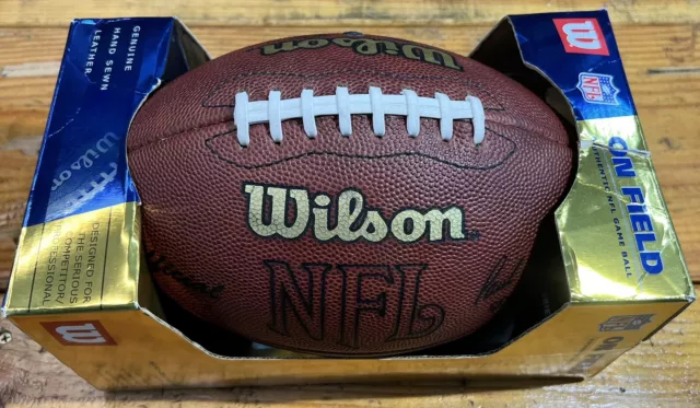 Wilson Official NFL Leather Football. New Old Stock. Restored. Game Prepped.