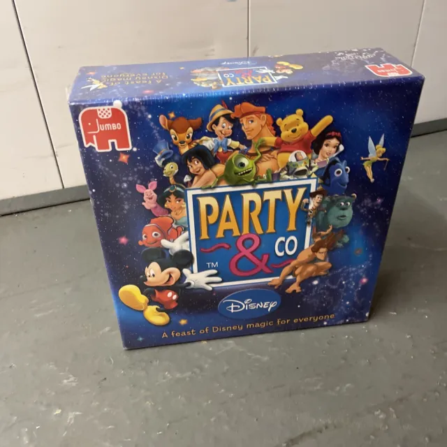 DISNEY PARTY & CO BOARD GAME - Jumbo 18058 - Age 4+ Disney Magic Family Game NEW