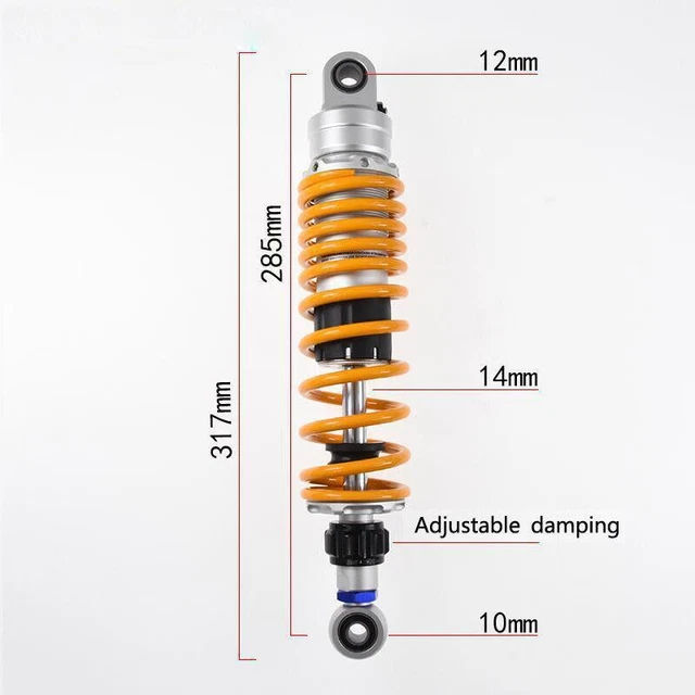 285mm 1PCS 11" Motorcycle Rear Shock Absorber Suspension Kit For ATV Dirt Bike