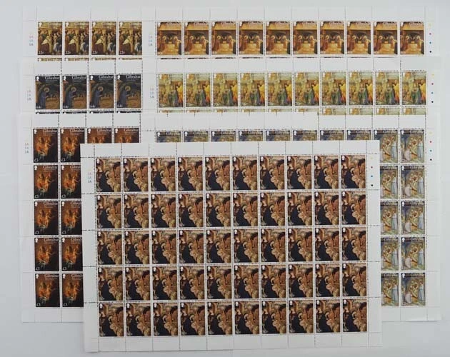 2018 Gibraltar; 50 Serien Weihnachten, postfrisch/MNH, MiNr. 1887/93, ME 1025,-