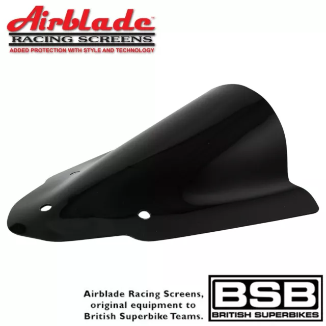 Airblade Race Screen For BMW S1000R Sport 2014-2020 Dark Smoked Double Bubble