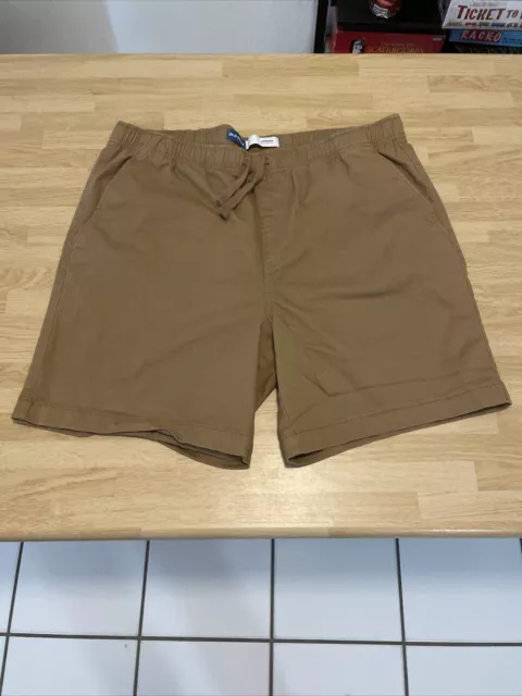 Old Navy Men's Brown Jogger Shorts w/ Drawstring Size L
