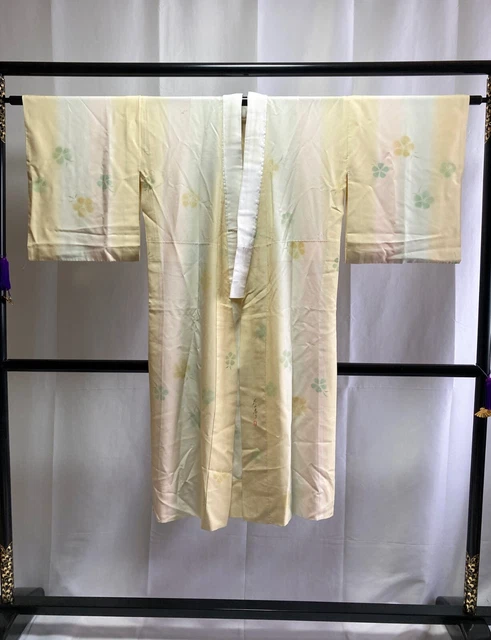 Vintage Japanese Silk Juban kimono - Women's NagaJuban Kimono Robe