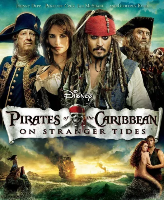 Pirates Of The Caribbean: On Stranger Tides (DVD) Johnny Depp Penelope Cruz