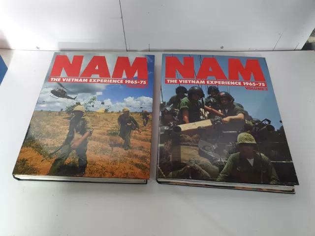 Nam: The Vietnam Experience 1965 - 1975 Orbis Complete Set Vols 1-19 In Binders