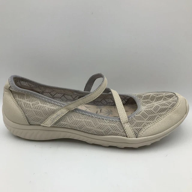 SKECHERS WOMENS BE Light Eyes On Me Mary Jane Shoes Ivory