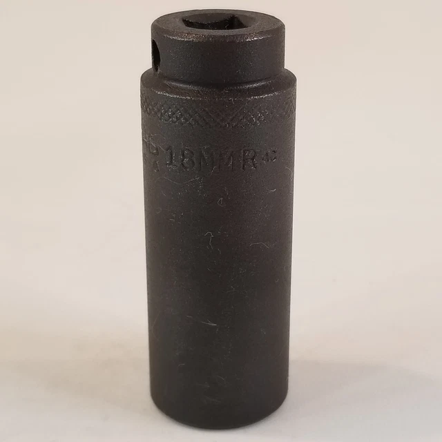 Mac Tools USA 18mm 6 Point 3/8" Drive Deep Impact Socket XDP6 18MMR            g