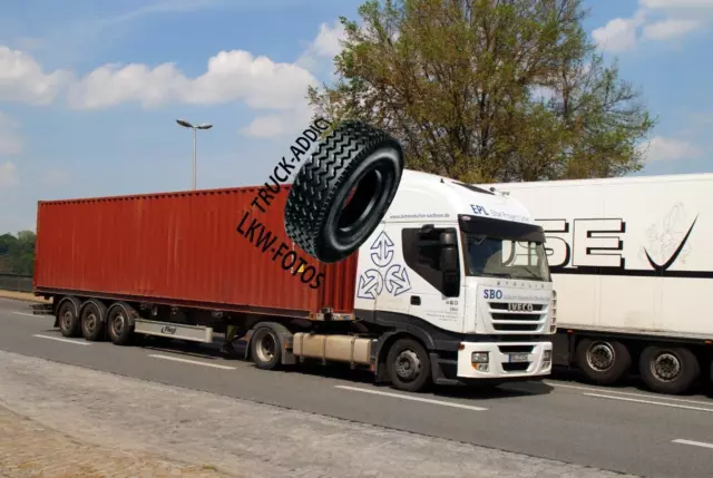 Truck Photo, Lkw Foto, IVECO Stralis 450 Containersattelzug SBO Dresden