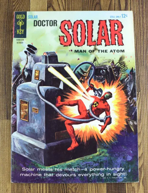 1964 Gold Key Comics Doctor Solar Man Of The Atom #9 FN/FN+