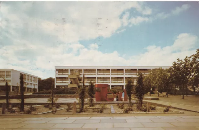 Vintage Postcard - Benefactors & Rootes Hall, University of Warwick - c1980