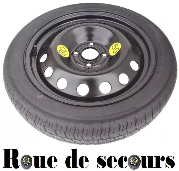 Nouveau Roue de secours 125/70 R16 RENAULT CAPTUR (2013-2019)