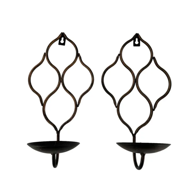 Pair of Fabulous Brass Shell Candle Wall Sconce Holders – Lillian Grey