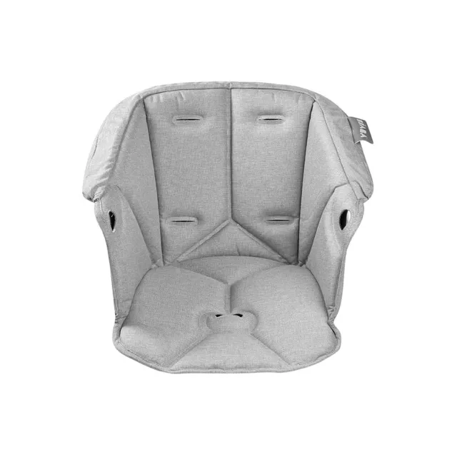 NEW Beaba UP AND DOWN High Chair Grey Padded Cushion - Washable