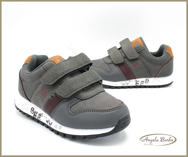 Xti Chaussures pour Enfant Baskets Bébé Avec Sangle Hiver Junior Végétalien Gris