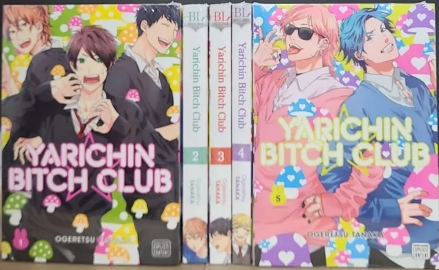 Yarichin Bitch bu Club Vol.1-5 Complete Set Comic Manga Japanese Ogeretsu  Tanaka