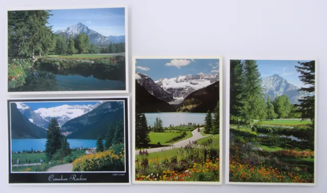 Postkarten Lot CANADA 4 x BANFF National Park, Alberta, Rockies, Lake Louise