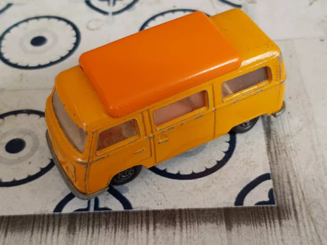 K-20 Matchbox Superfast: SF-23 Volkswagen Camper orange.