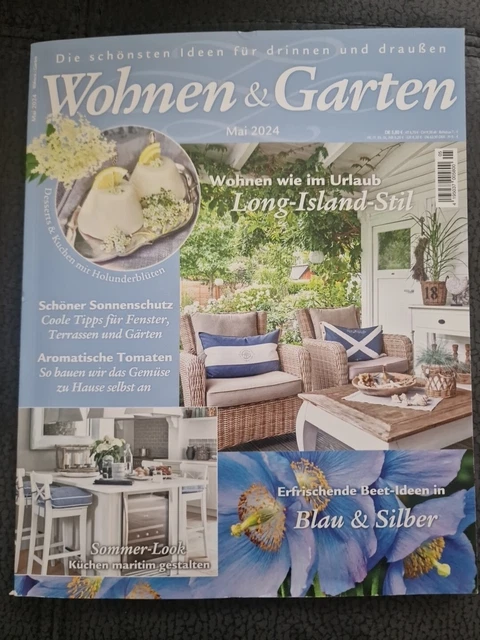 WOHNEN UND GARTEN Ausgabe Mai 2024 Wohnen wie im Urlaub, Long Island