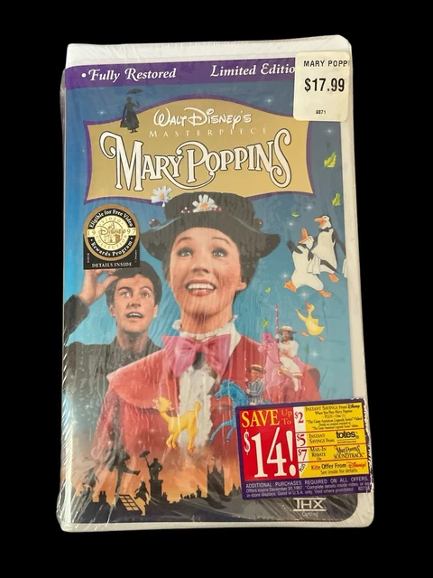 MARY POPPINS (VHS, 1997, Clam Shell Special Edition) Brand NEW Sealed ...