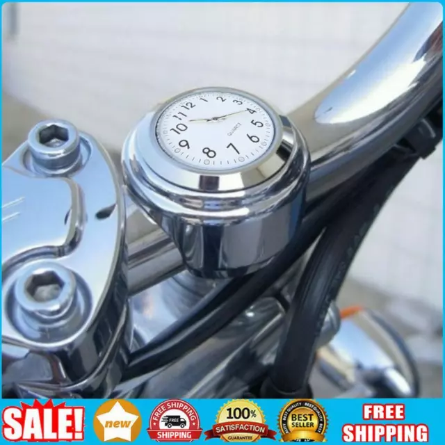 Universal Motorcycle Clocks Waterproof Bike Aluminum Clock for Scooter Motor ATV