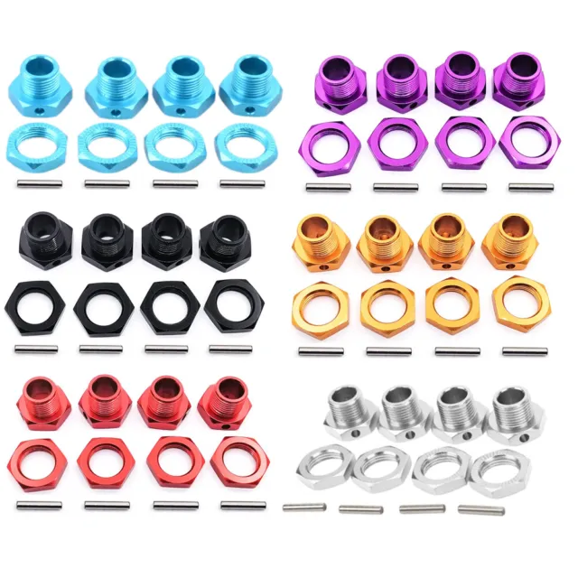 Replacement 17mm Alloy Wheel Hubs Hex Adapter Connecter For HSP 1/8 RC Car Truck