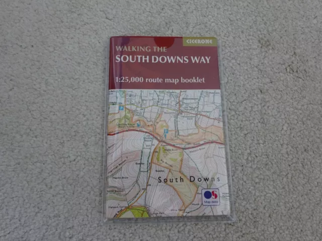 The South Downs Way Map Booklet: 1:25,000 OS Route Mapping by Kev Reynolds...