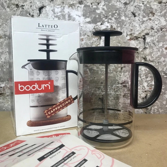 BODUM LATTEO CAPPUCCINO / Hot Chocolate Milk Frother Manual Hand Held