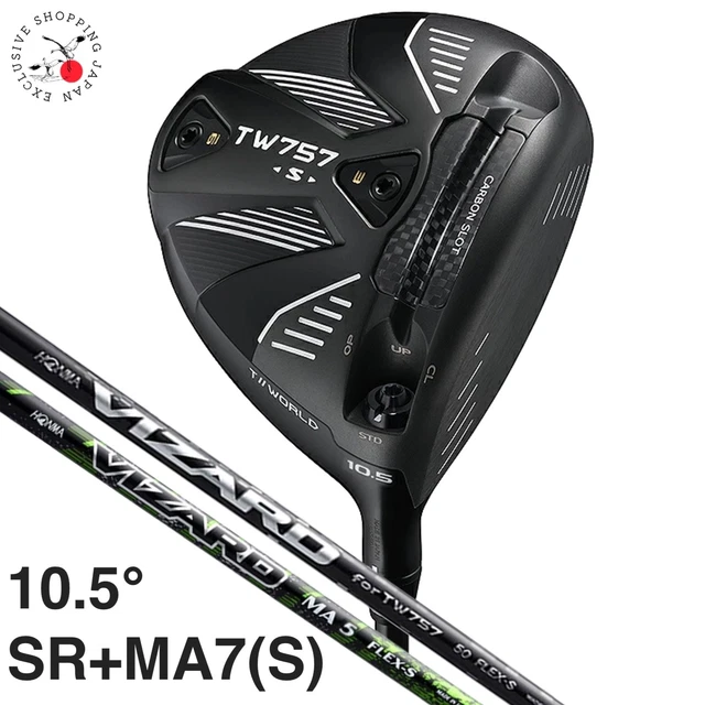 HONMA T//WORLD TW757 Type-S Driver 10.5 VIZARD SR-Flex +Extra MP6