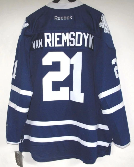 RBK TORONTO MAPLE LEAFS JAMES van RIEMSDYK PREMIER BLUE HOME JERSEY 2XL