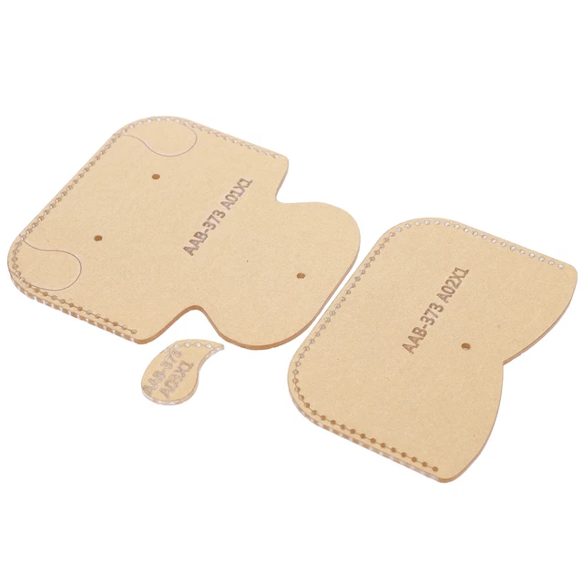 Acrylic Template Coin Purse DIY Hand‑Made Leather Pattern Wallet Mold Craft 8