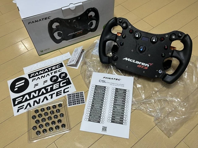 FANATEC CSL Elite Steering McLaren GT3 V2 with QR1 Wheek Sid For PC PS4 XBox One