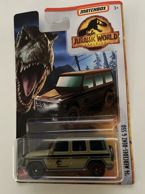 matchbox jurassic world mercedes benz