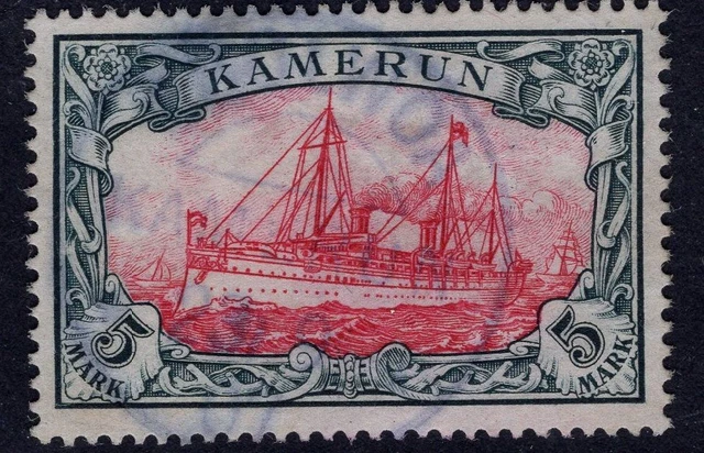Deutsche Kolonien Kamerun Michel Nr. 19, gestempelt + Attest