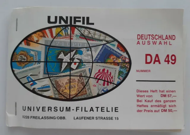 Markenheft, Deutschland Auswal UNIFIL, Bund, Berlin, DR, SBZ, DDR