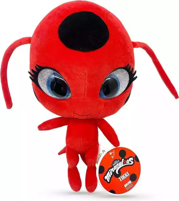 Miraculous Ladybug Kwami Mon Ami  TIKKI 9" Ladybug Plush Super Soft Stuffed ZAG