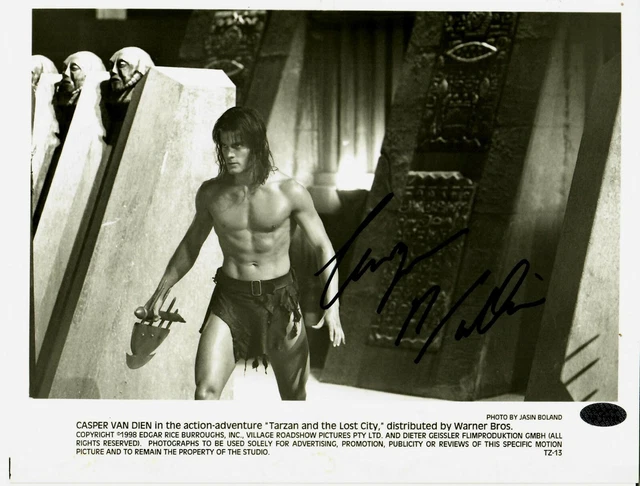 "Beverly Hills, 90210" Casper Van Dien Signed B&W Movie Promo Photo W/PAAS COA