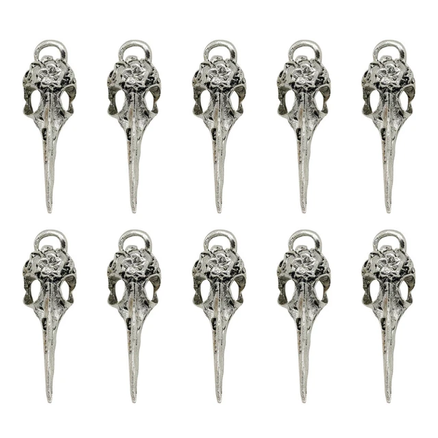 30 Stück Legierung Schädel Anhänger Charms DIY Schmuck Herstellung Zubehör für