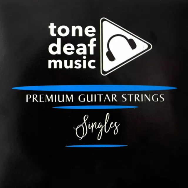 5x TOP E ELECTRIC GUITAR STRINGS 009 gauge single individual six seven string