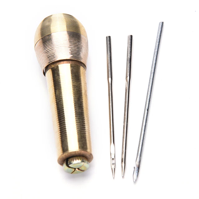 Tienda de lona de cuero carpa chal de coser costura manual cuero aguja artesanal kit de herramientas DSZ8